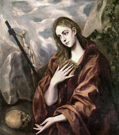 Wall Art Painting id:186841, Name: Saint Mary Magdalene, Artist: Greco, El