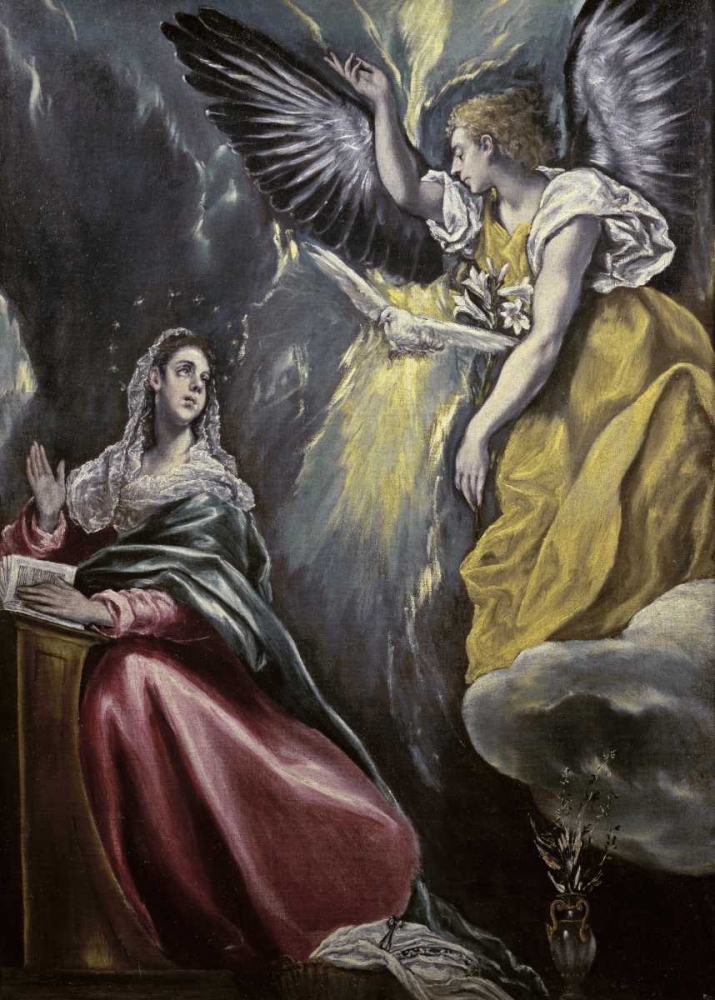 Wall Art Painting id:91973, Name: The Annunciation, Artist: El Greco