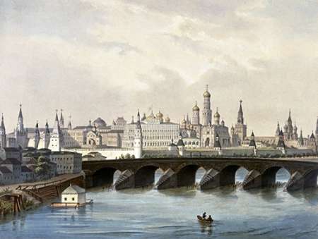 Wall Art Painting id:186879, Name: Kremlin (From Moscow and the Suburbs), Artist: Indeytzev, Dmitry Sergeevich