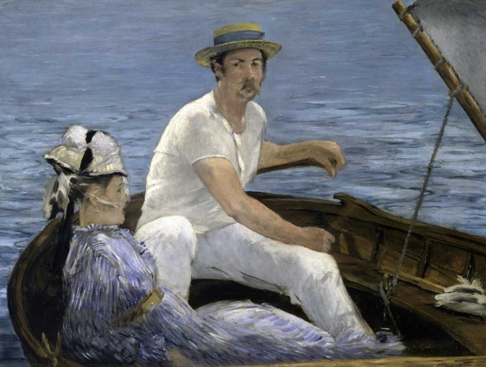 Wall Art Painting id:92042, Name: Boating, Artist: Manet, Edouard