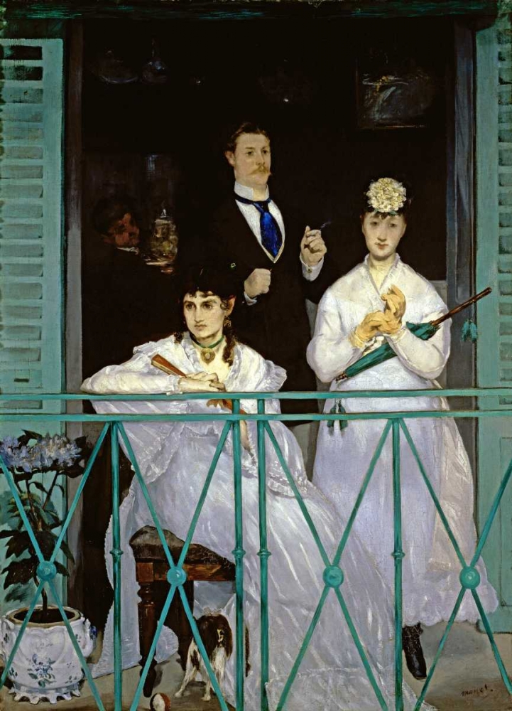 Wall Art Painting id:92043, Name: The Balcony, Artist: Manet, Edouard