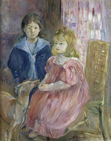 Wall Art Painting id:186919, Name: The Gabriel Children, Artist: Morisot, Berthe