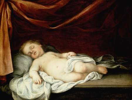 Art Print: The Museumist Child Asleep