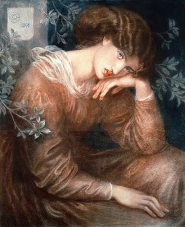 Wall Art Painting id:186946, Name: Reverie, Artist: Rossetti, Dante Gabriel