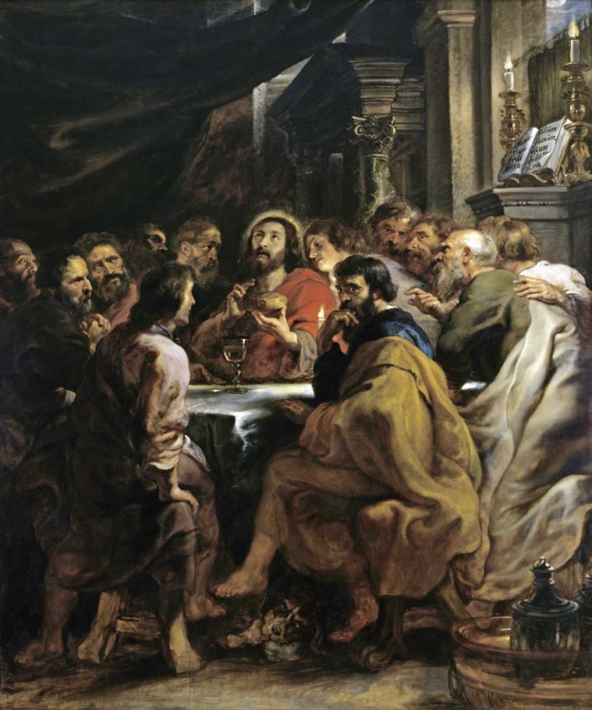 Wall Art Painting id:92107, Name: The Last Supper, Artist: Rubens, Peter Paul