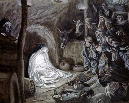 Wall art: Adoration of the Shepherds, by Tissot, James