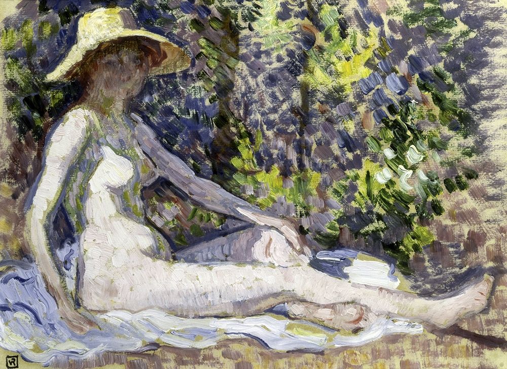 Wall art: Nude, by Van Rysselberghe, Theo