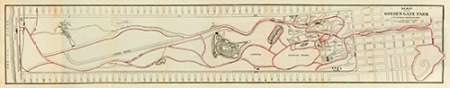 Art Print: Map of the Golden Gate Park, 1896