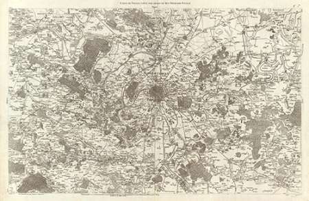 Wall Art Painting id:187084, Name: Paris, France, 1762, Artist: Cassini, Cesar-Francois