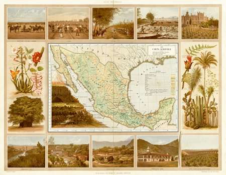 Wall Art Painting id:187105, Name: Carta Agricola, 1885, Artist: Cubas, Antonio Garcia