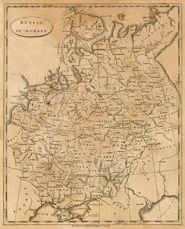 Wall Art Painting id:187223, Name: Russia in Europe, 1812, Artist: Arrowsmith, Aaron