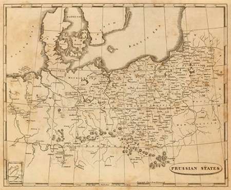 Wall Art Painting id:187225, Name: Prussian States, 1812, Artist: Arrowsmith, Aaron