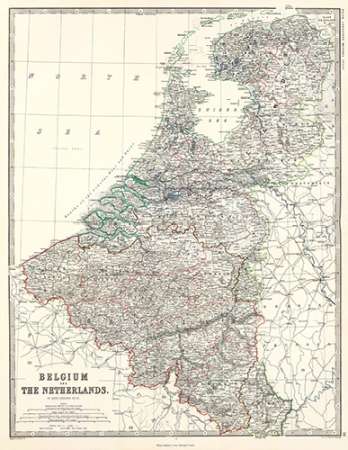 Art Print: Belgium, Netherlands, 1861