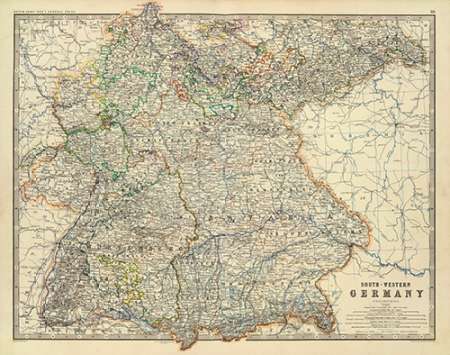 Art Print: Southwestern Germany, 1861