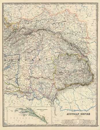 Art Print: Austria East, 1861