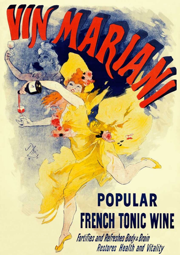 Art Print: Vin Mariani/Popular French Tonic Wine