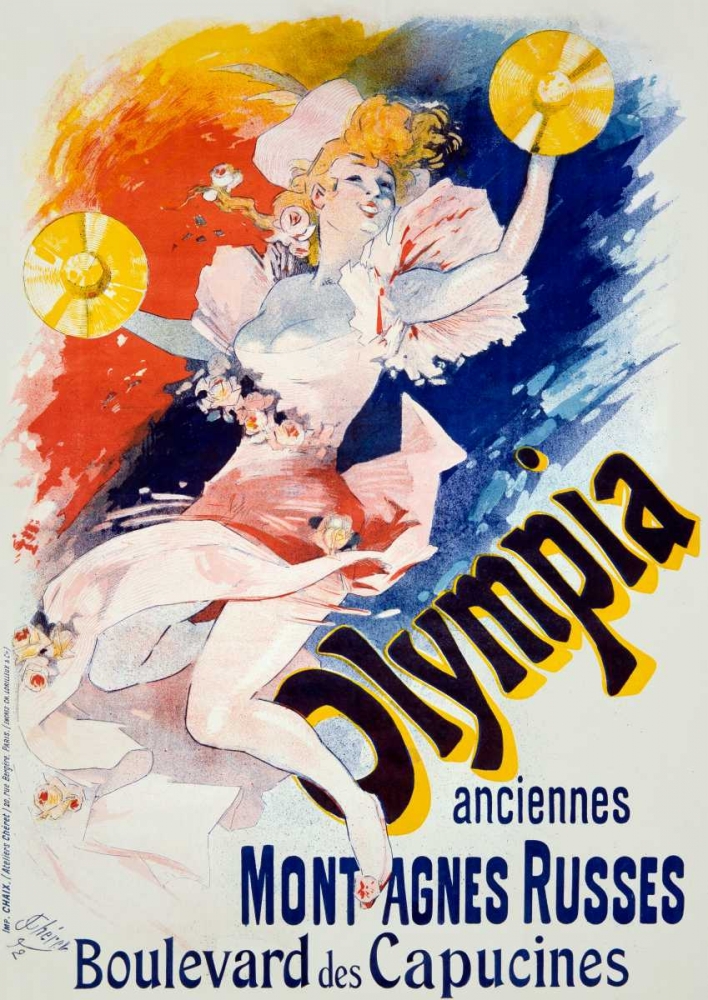 Art Print: Olympia/Anciennes Montagnes Russes