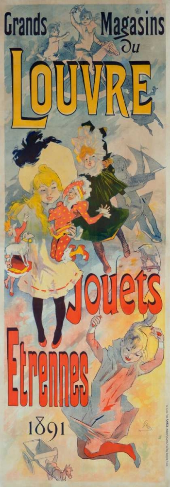 Art Print: Grands Magasins du Louvre/Jouets, Etrennes 1891