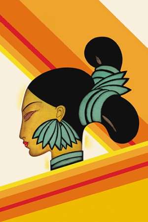 Wall Art Painting id:187392, Name: Hill Woman of Assam, 1927, Artist: McIntosh, Frank