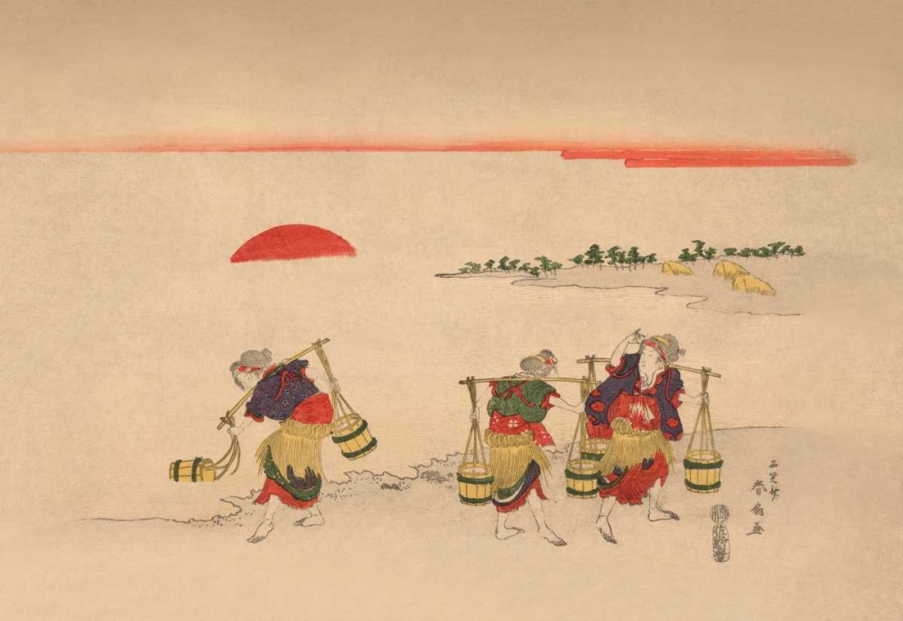 Wall Art Painting id:96572, Name: Carrying Water, 1850, Artist: Unknown