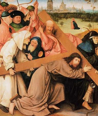 Wall Art Painting id:187452, Name: Museumist Carrying The Cross, Artist: Bosch, Hieronymus