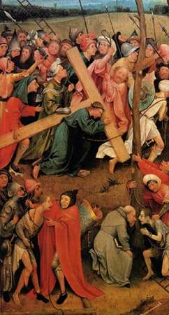 Wall Art Painting id:187454, Name: Museumist Carrying The Cross III, Artist: Bosch, Hieronymus