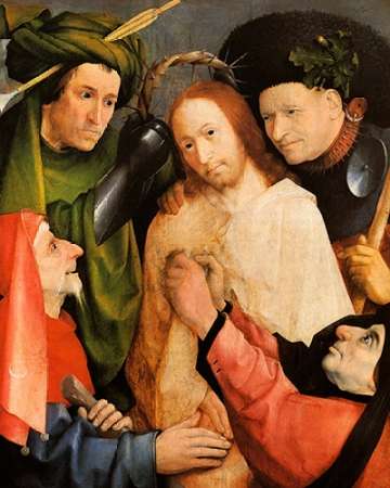 Wall Art Painting id:187455, Name: Museumist Crowned With Thorns, Artist: Bosch, Hieronymus