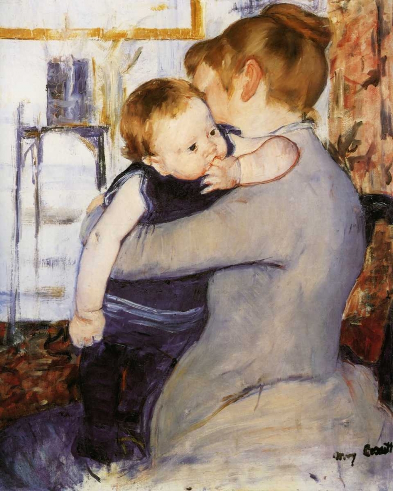 Wall Art Painting id:92444, Name: Mother And Child 1889, Artist: Cassatt, Mary