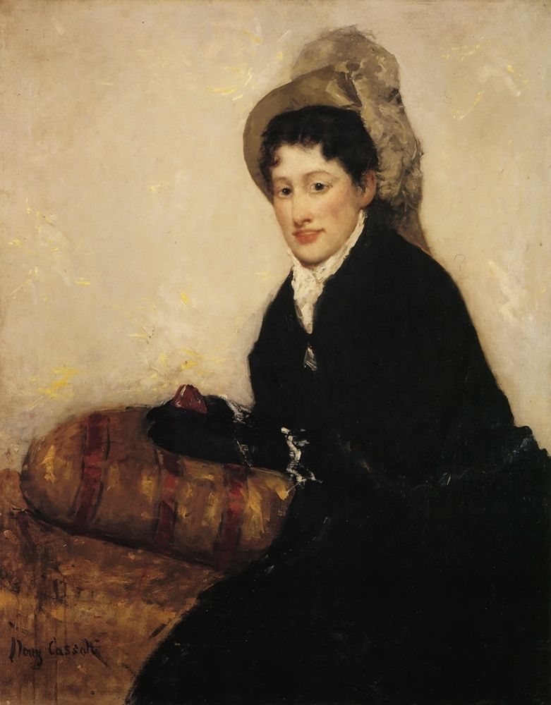 Wall Art Painting id:266062, Name: Portrait Of Madam X Dressed For The Matinee 1878, Artist: Cassatt, Mary