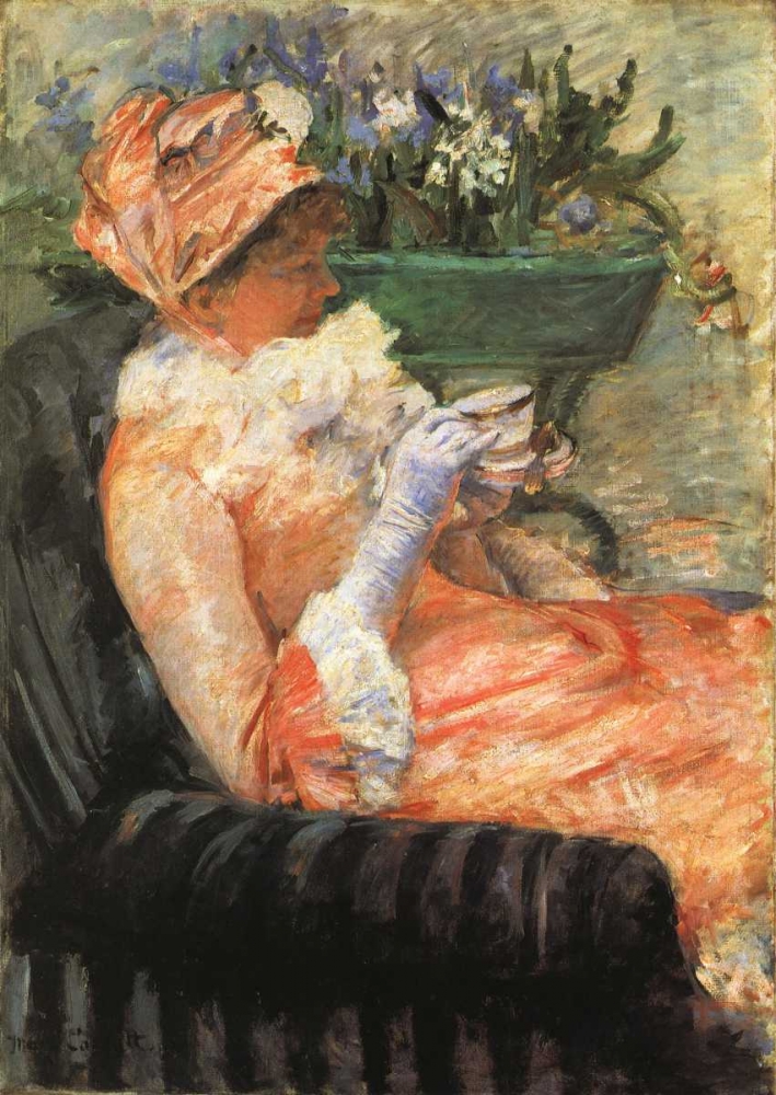 Wall art: The Cup Of Tea 1879, by Cassatt, Mary