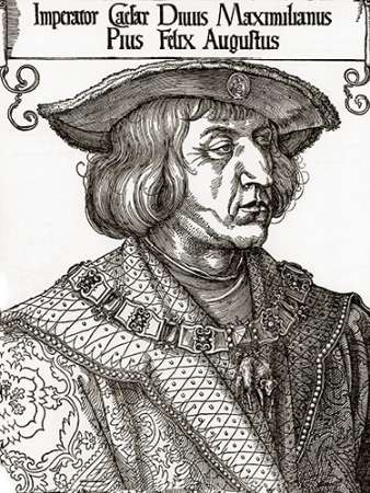 Wall Art Painting id:187514, Name: Portrait Of The Emperor Maximilian, Artist: Durer, Albrecht