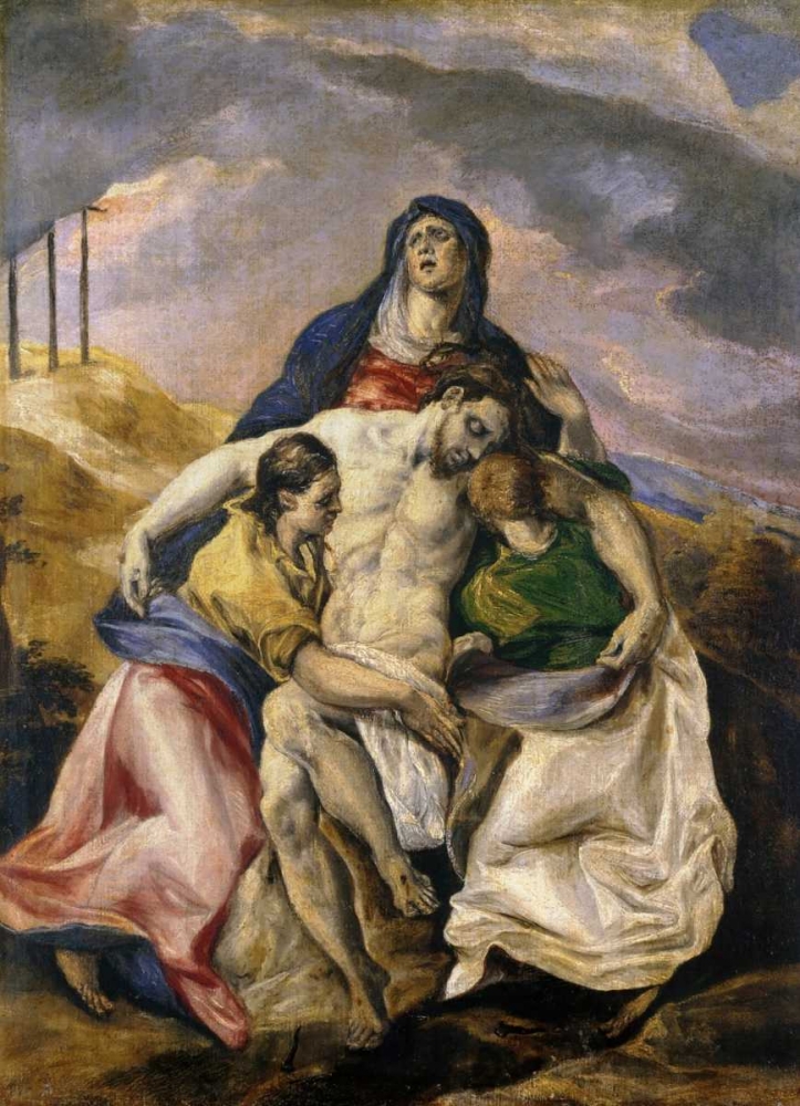 Wall Art Painting id:92491, Name: Pieta, Artist: El Greco