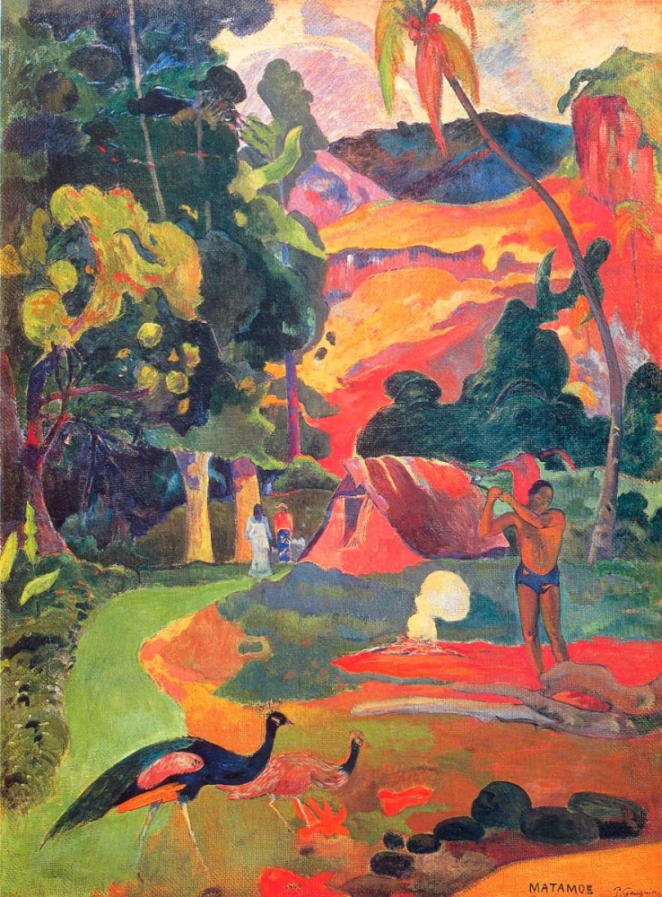 Wall Art Painting id:92511, Name: Matamoe, Artist: Gauguin, Paul