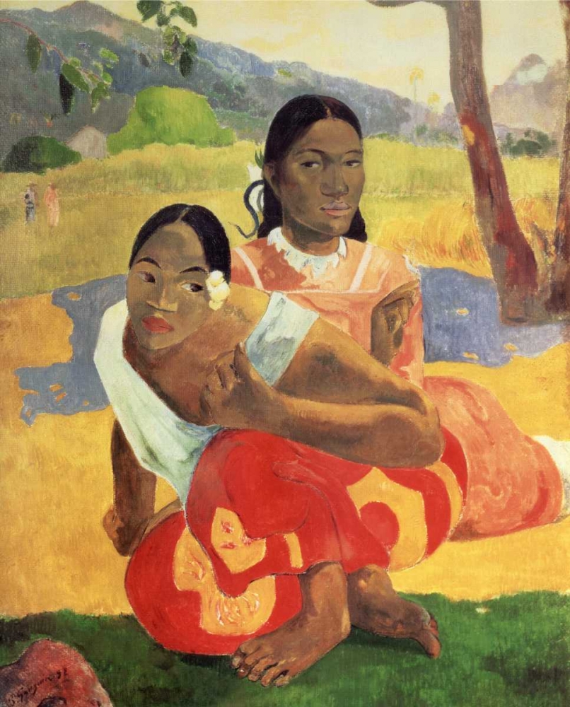 Wall Art Painting id:92524, Name: When Will You Marry, Artist: Gauguin, Paul