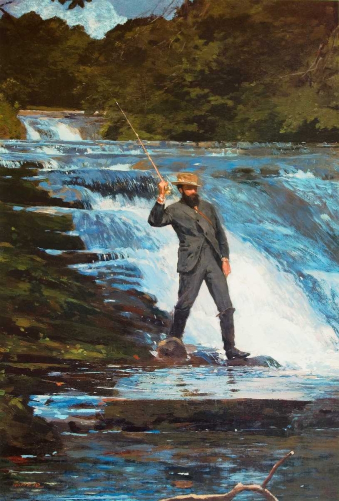 Art Print: Fishing The Falls