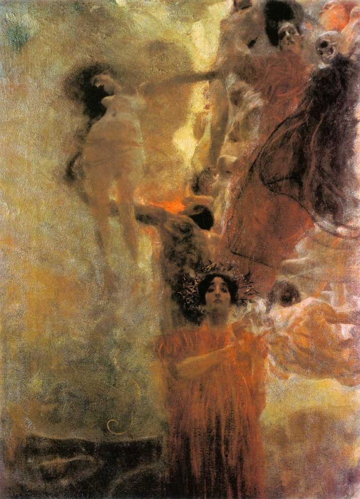 Wall Art Painting id:92630, Name: Medicine 1898, Artist: Klimt, Gustav