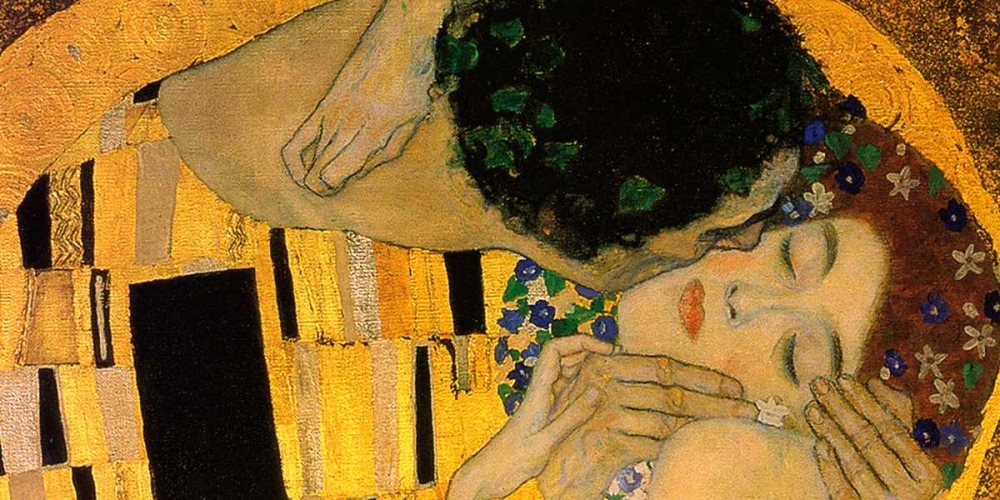 Wall Art Painting id:92655, Name: The Kiss - detail 4, Artist: Klimt, Gustav