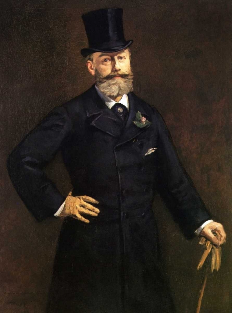 Wall Art Painting id:92675, Name: Portrait of M. Antonin Proust, 1880, Artist: Manet, Edouard