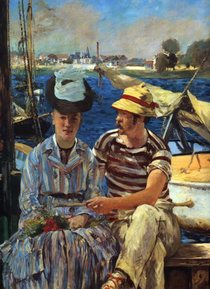 Wall Art Painting id:92676, Name: Argenteuil, Artist: Manet, Edouard