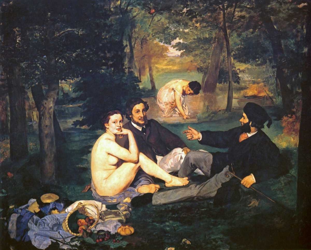 Wall Art Painting id:92681, Name: Luncheon on the Grass, Artist: Manet, Edouard