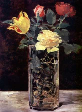 Wall art: Vase of Flowers, by Manet, Edouard