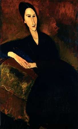 Wall Art Painting id:187863, Name: Anna Zborowska, Artist: Modigliani, Amedeo