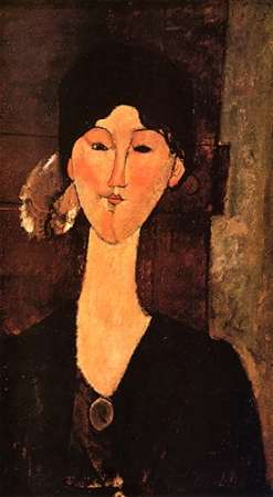Wall Art Painting id:187865, Name: Beatrice Hastings 0, Artist: Modigliani, Amedeo