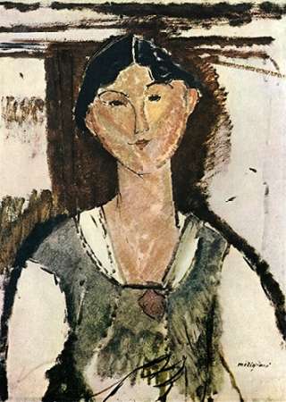 Wall Art Painting id:187866, Name: Beatrice Hastings 1915, Artist: Modigliani, Amedeo