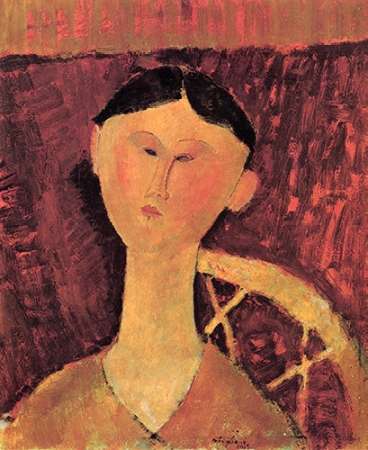 Wall Art Painting id:187869, Name: Beatrice Hastings X, Artist: Modigliani, Amedeo