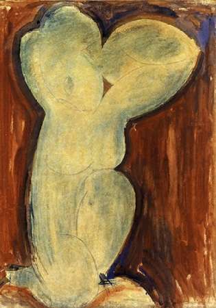 Wall Art Painting id:187874, Name: Caryatid 2 1, Artist: Modigliani, Amedeo