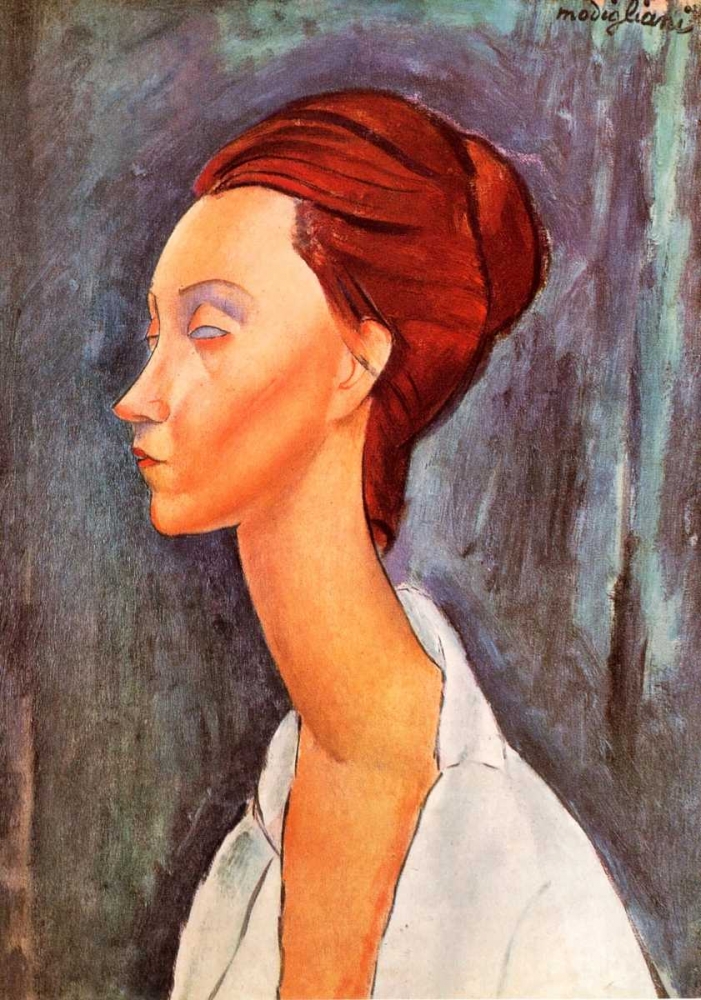 Wall Art Painting id:92725, Name: Lunia Czechowska 0, Artist: Modigliani, Amedeo