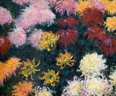 Wall Art Painting id:187980, Name: Museumysanthemums, Artist: Monet, Claude