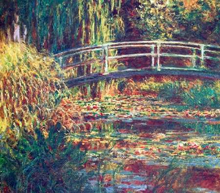 Wall art: Le Bassin Aux Nympheas Harmonie Rose, by Monet, Claude