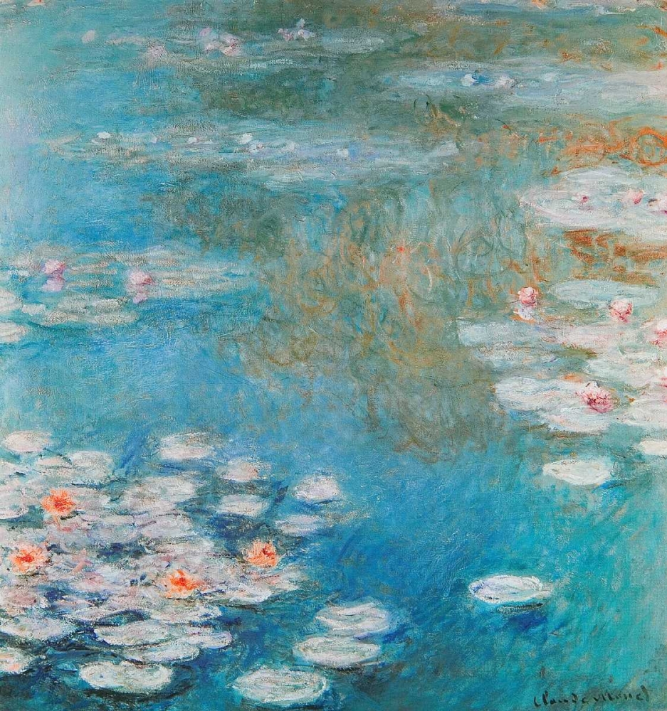 Art Print: Waterlilies At Giverny 1908